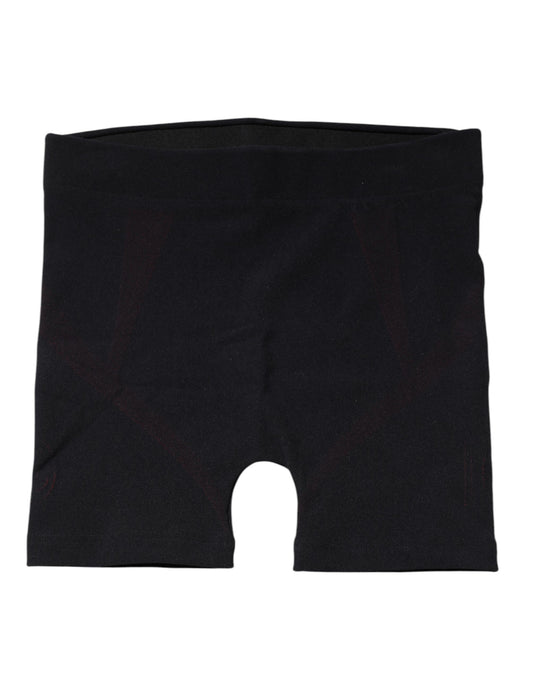 Dolce & Gabbana Schwarze Nylon Stretch Boxershorts Unterwäsche