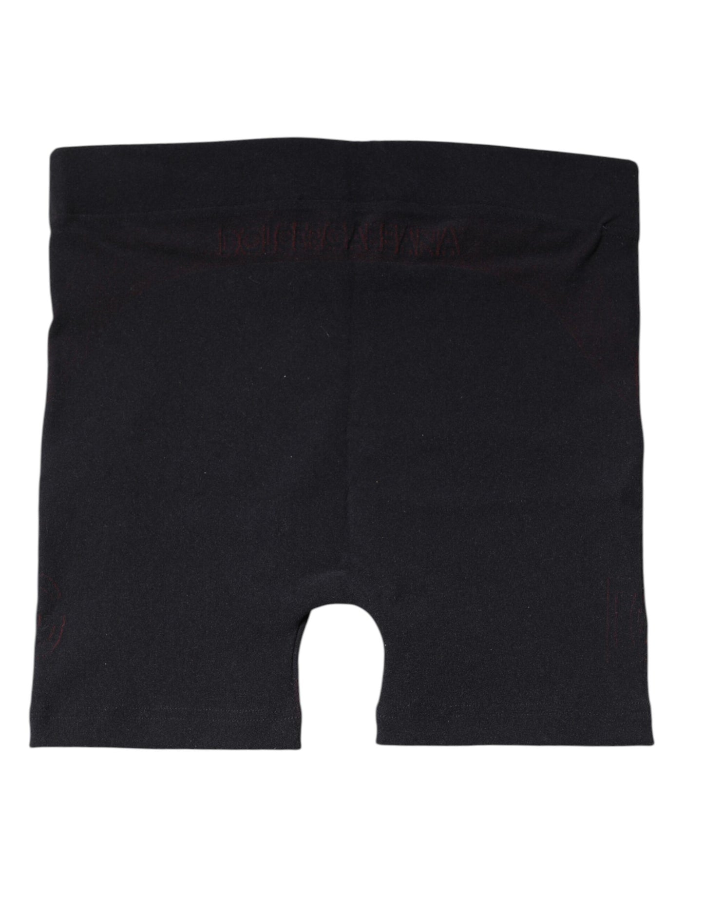 Dolce & Gabbana Schwarze Nylon Stretch Boxershorts Unterwäsche