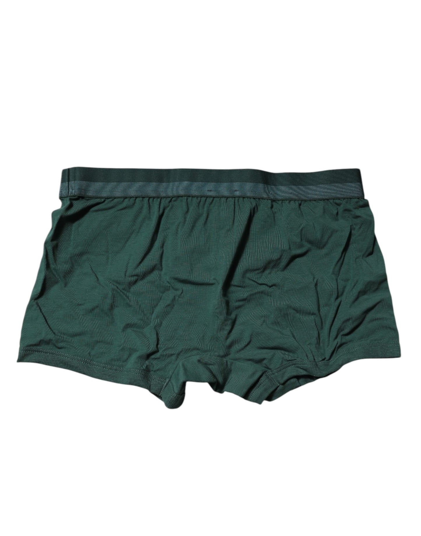 Dolce & Gabbana Grüne Baumwolle Regular Herren Boxershorts Unterwäsche