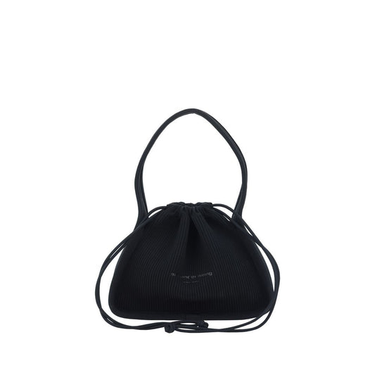 Alexander Wang Schwarze Schultertasche aus Polyester