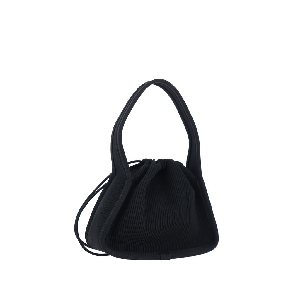 Alexander Wang Schwarze Schultertasche aus Polyester