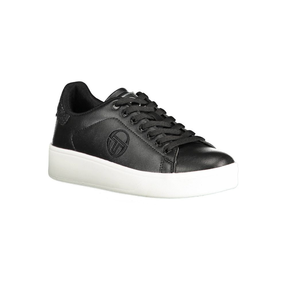 Sergio Tacchini Schwarzer Polyester Sneaker