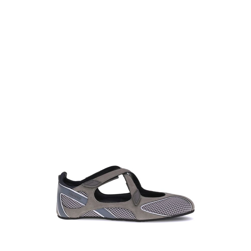 The Attico Graue Polyethylen-Ballerinas