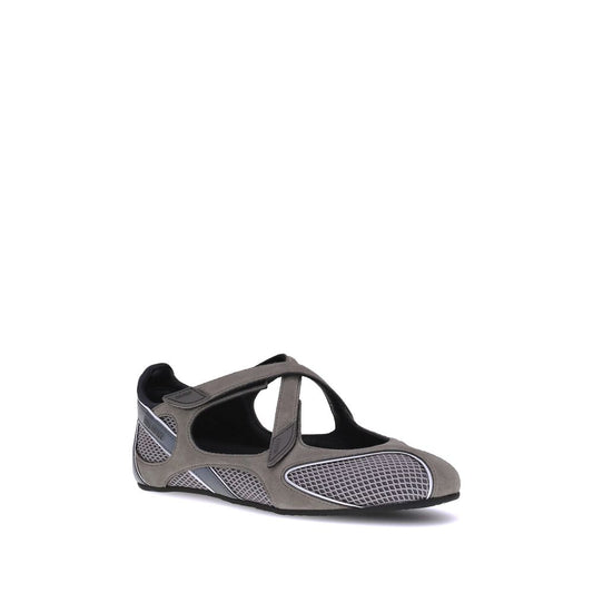 The Attico Graue Polyethylen-Ballerinas
