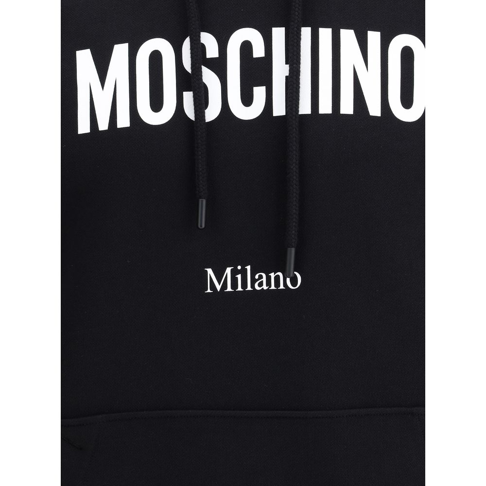 Moschino Schwarzer Baumwoll-Sweatshirt