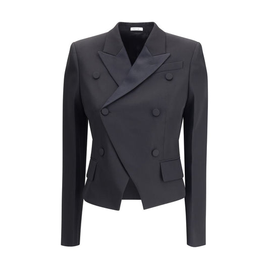 Alexander McQueen Schwarzer Wollblazer