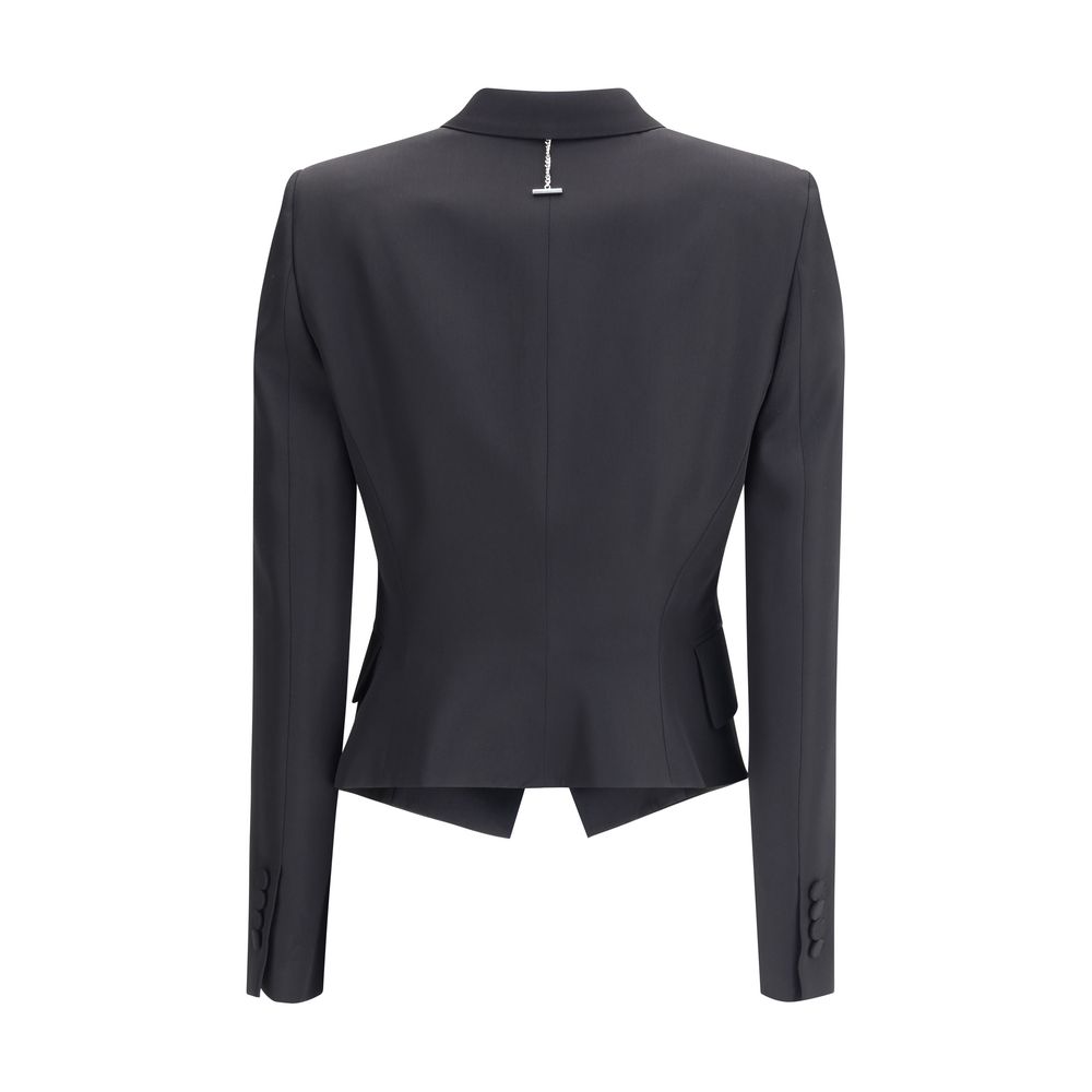 Alexander McQueen Schwarzer Wollblazer