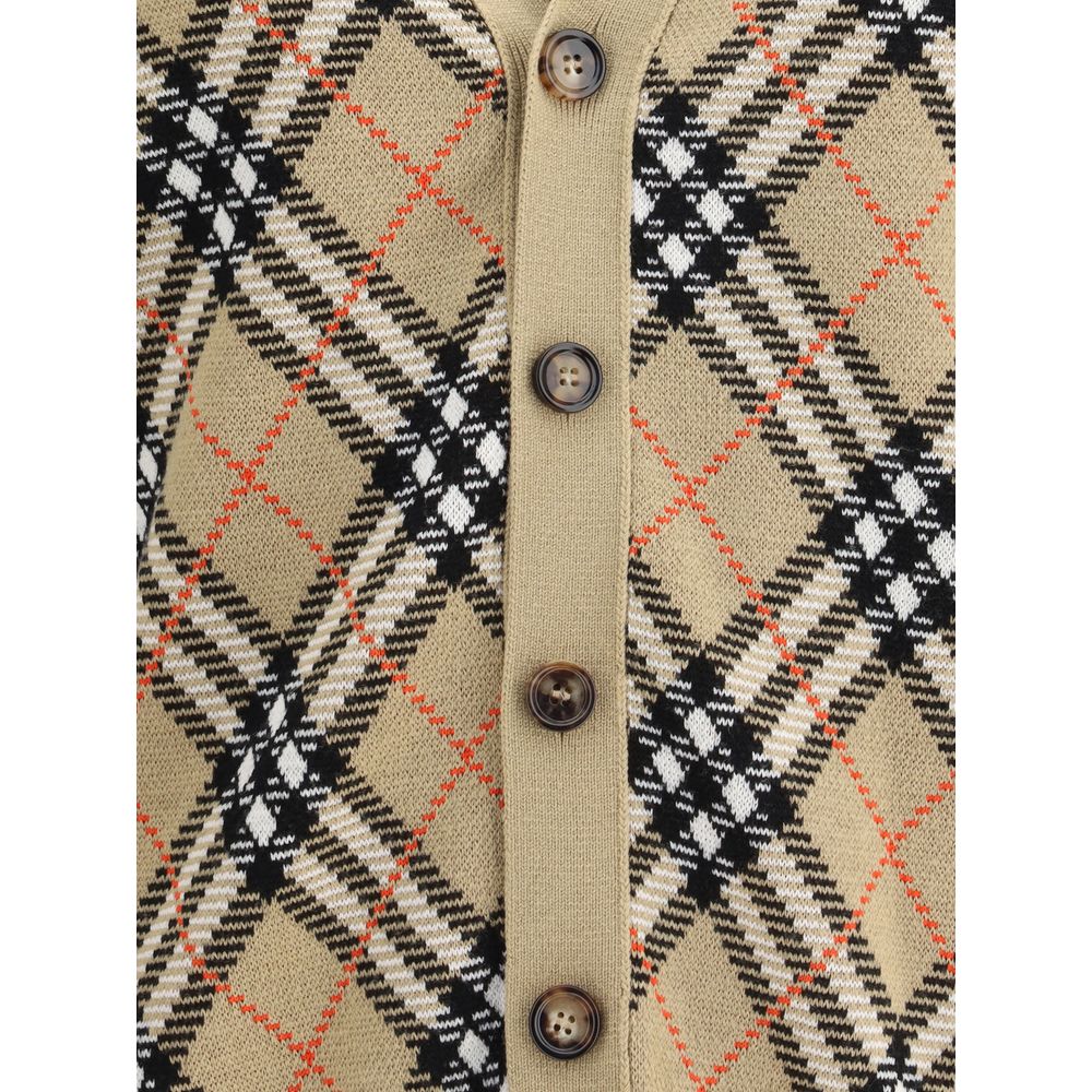Burberry Beiger Wollcardigan