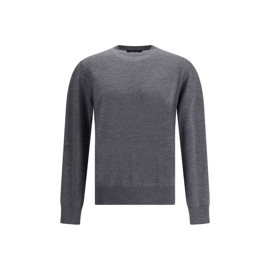 Dsquared² Graues Woll-Fleece-Sweatshirt