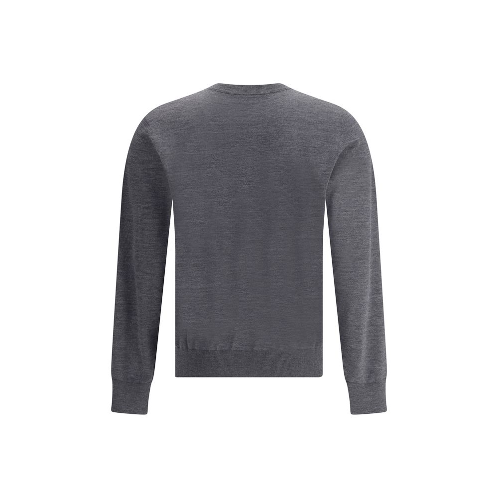Dsquared² Graues Woll-Fleece-Sweatshirt