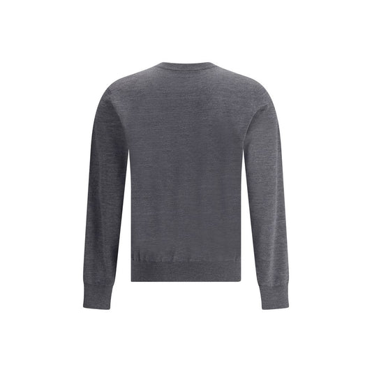 Dsquared² Graues Woll-Fleece-Sweatshirt