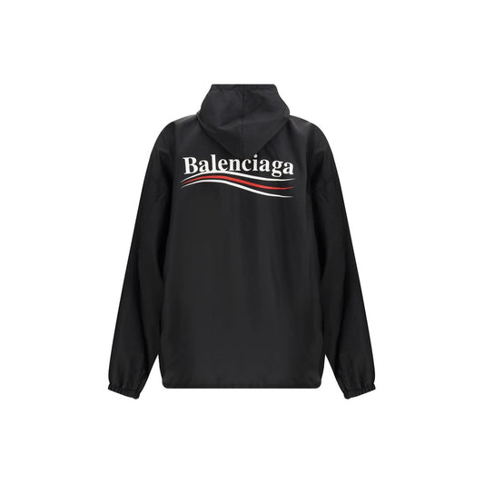 Balenciaga Schwarze Polyester-Jacke im Shell-Design