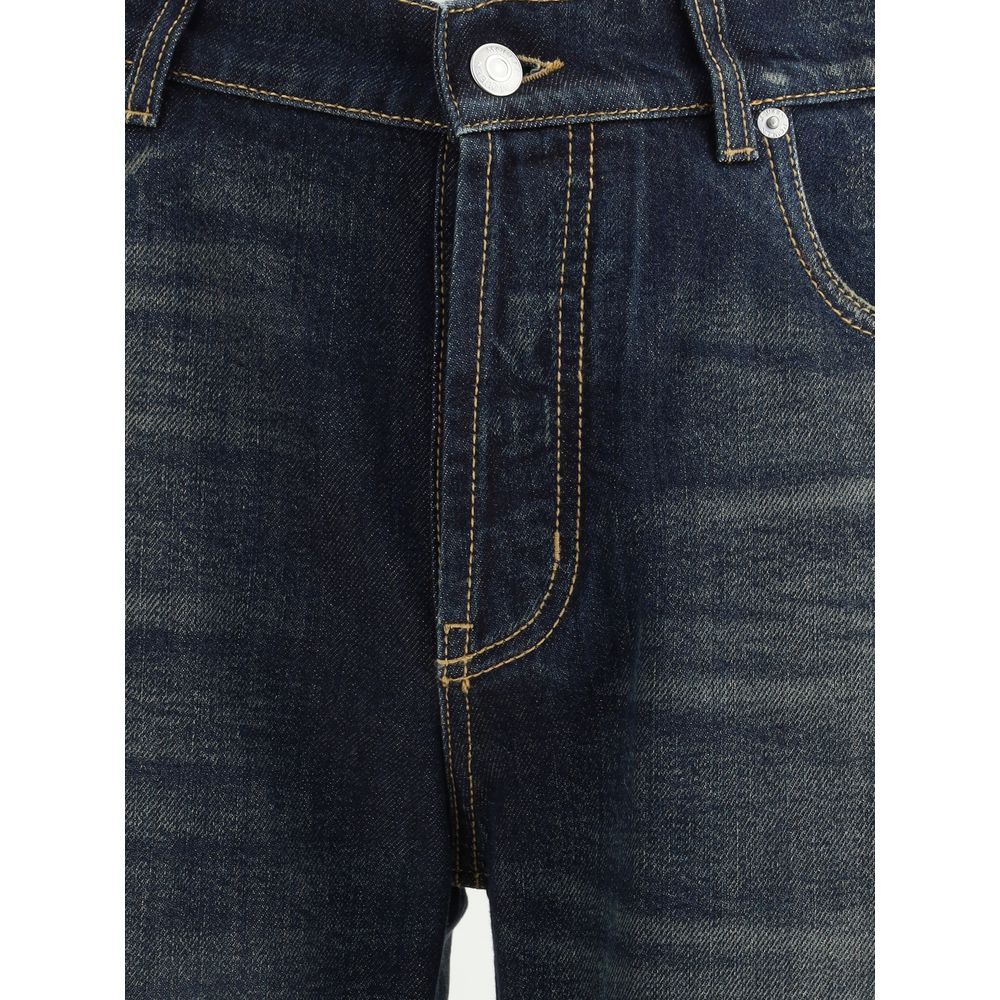 Alexander McQueen Blaue Baumwolljeans aus Denim