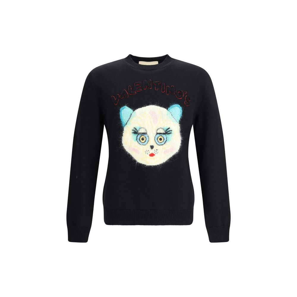 Valentino Schwarzer Baumwoll-Sweatshirt