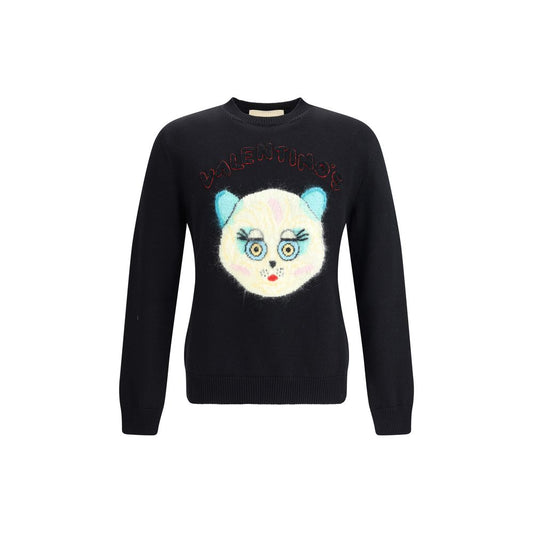 Valentino Schwarzer Baumwoll-Sweatshirt