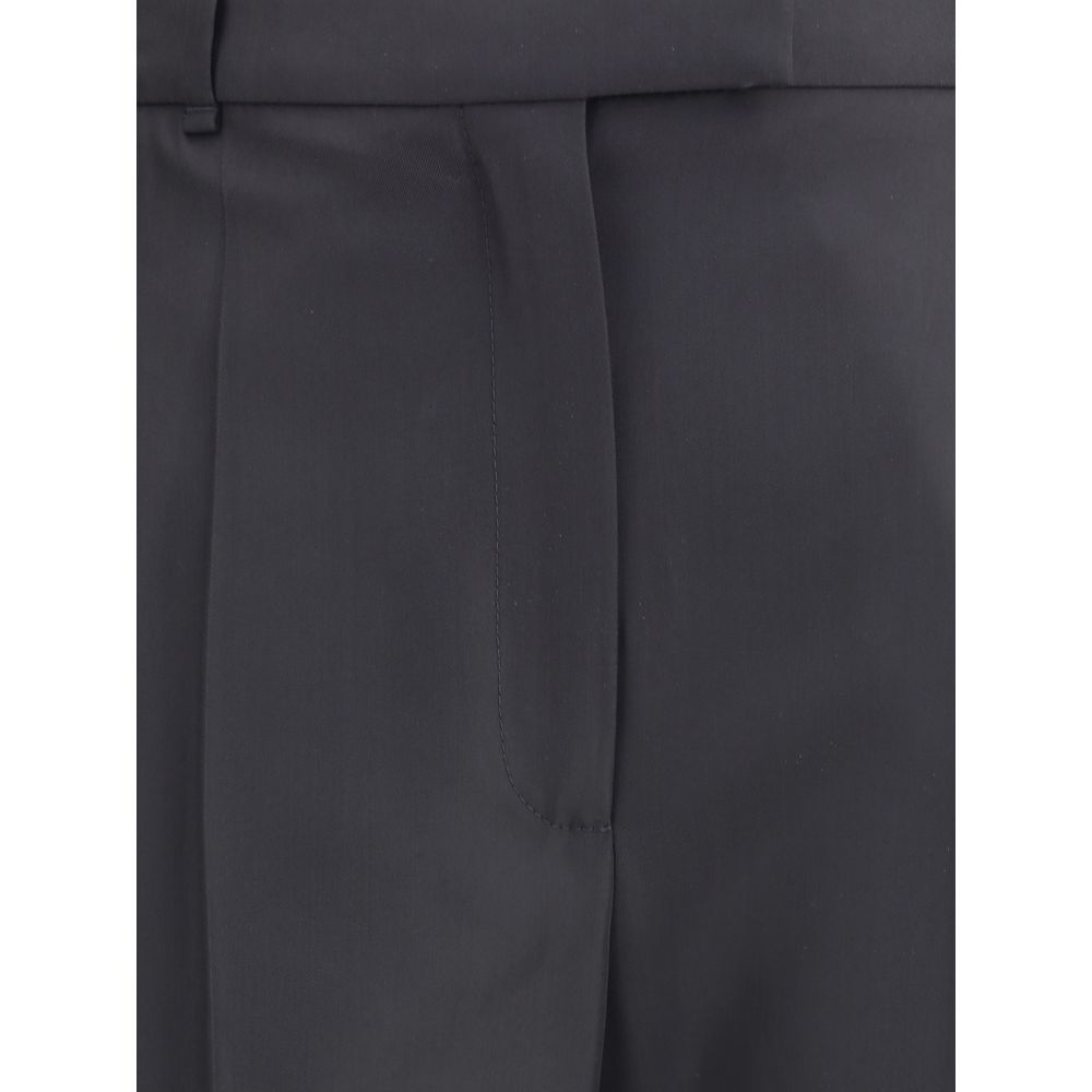 Alexander McQueen Schwarze Woll-Hosen