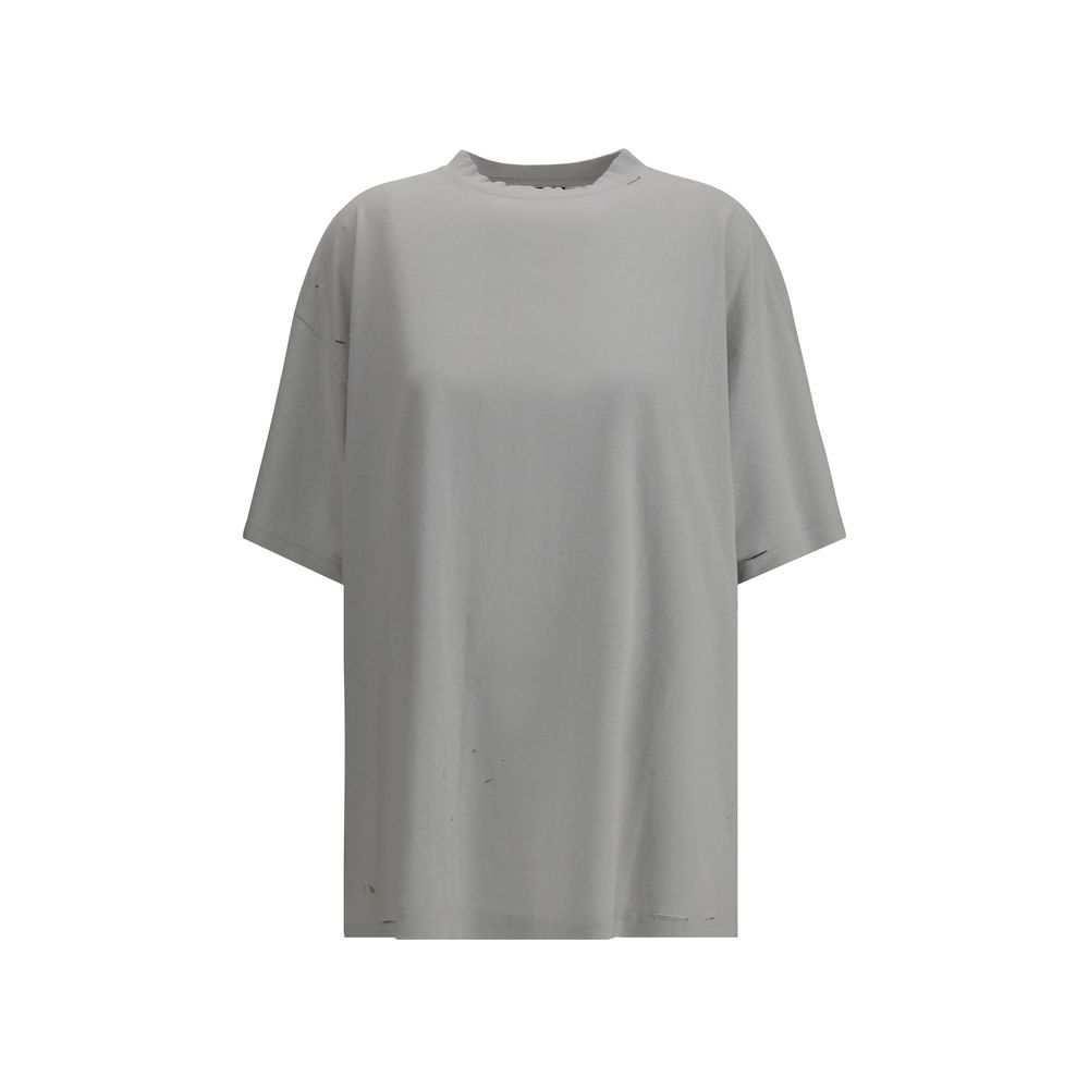 Balenciaga Graues Baumwoll-T-Shirt