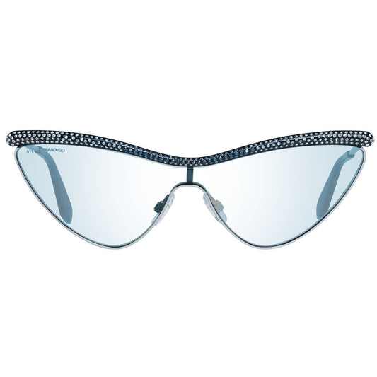 Atelier Swarovski Graue Metall-Sonnenbrille
