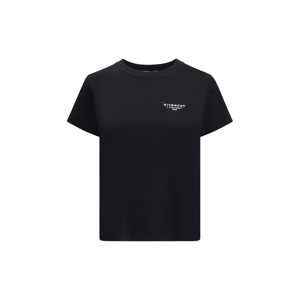 Givenchy Schwarzes Baumwoll-T-Shirt
