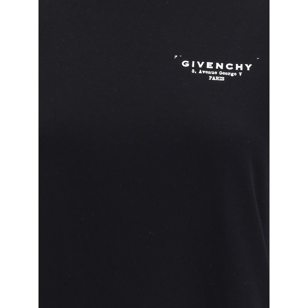 Givenchy Schwarzes Baumwoll-T-Shirt
