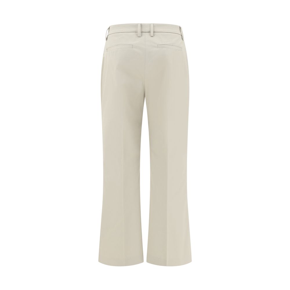True Royal Beige-Sandfarbene Baumwollhose
