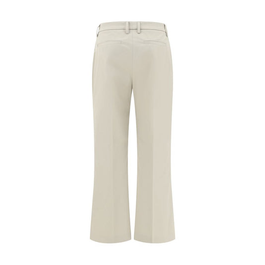 True Royal Beige-Sandfarbene Baumwollhose