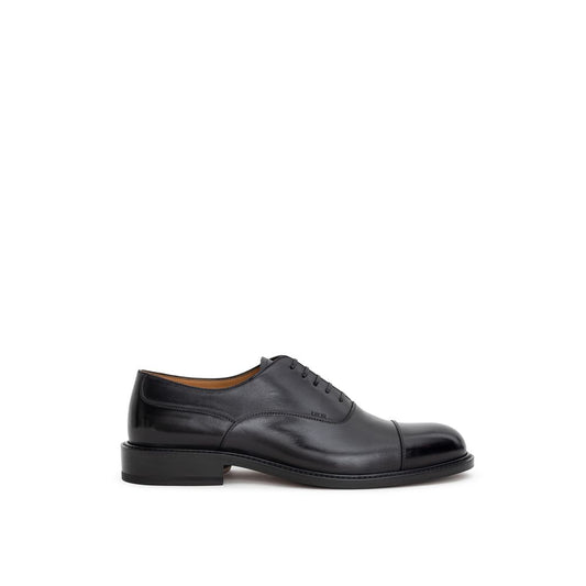 Dior Schwarze Leder-Schnürschuhe und -Derby-Schuhe
