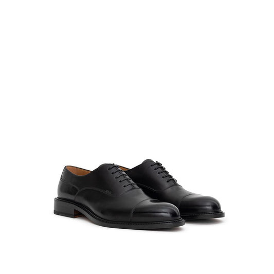 Dior Schwarze Leder-Schnürschuhe und -Derby-Schuhe