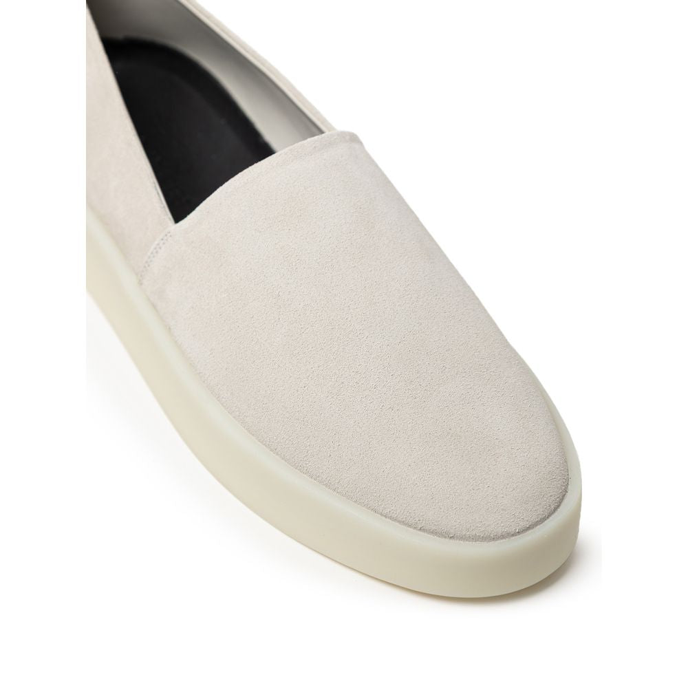 Fear Of God Grauer Leder-Mokassin