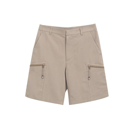 Dior Beigefarbene Baumwoll-Cargo-Shorts
