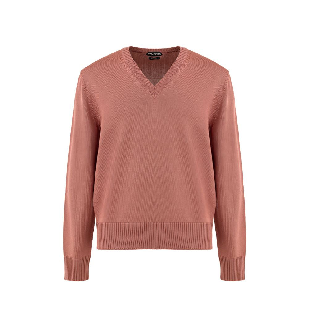 Tom Ford Seiden-Sweatshirt in Zartrosa