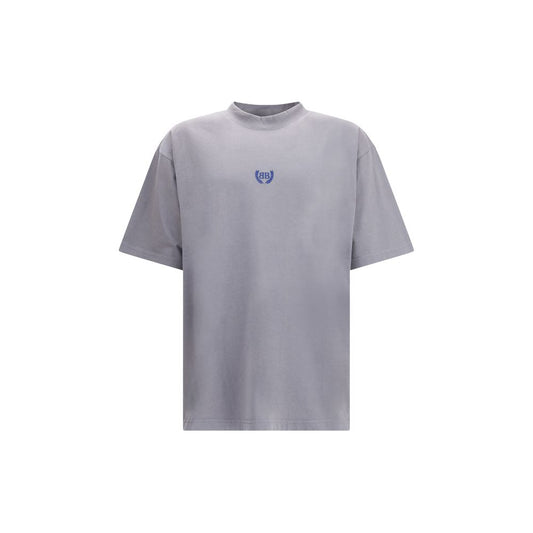 Balenciaga Graues Baumwoll-T-Shirt