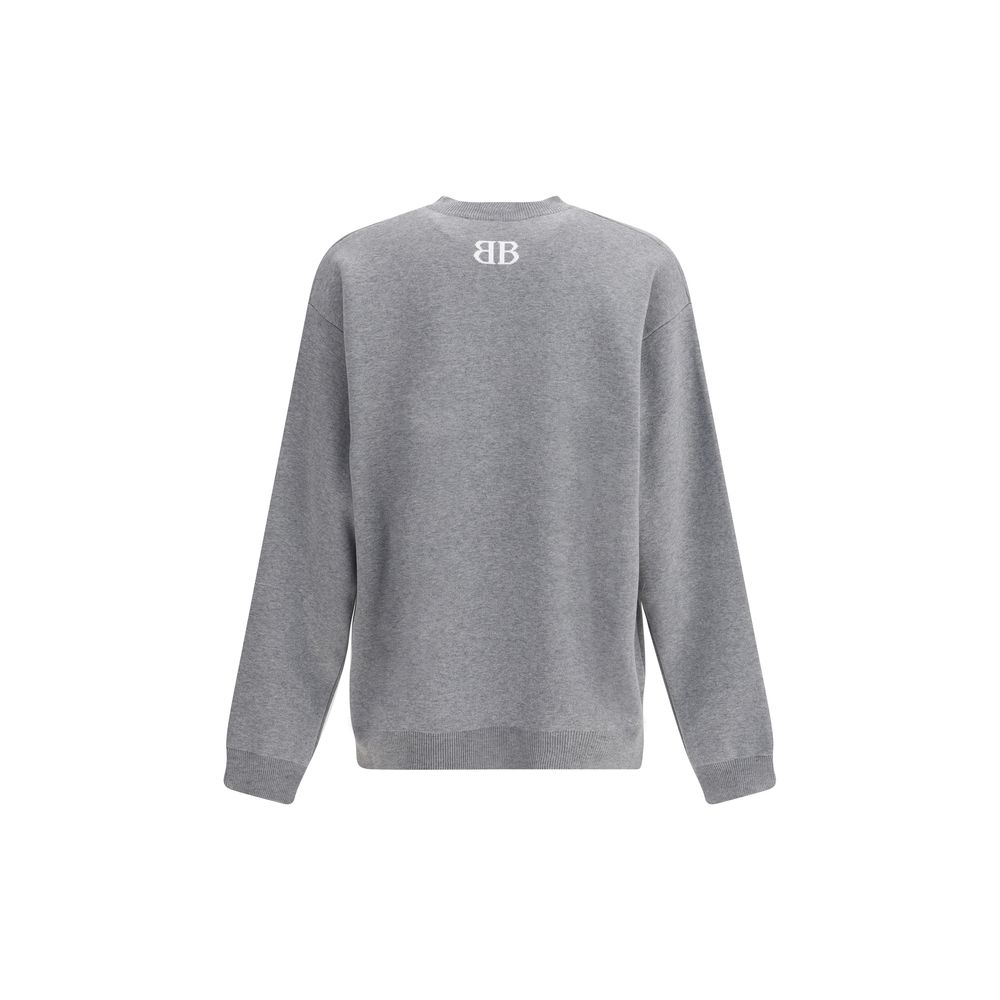 Balenciaga Grauer Baumwoll-Sweatshirt