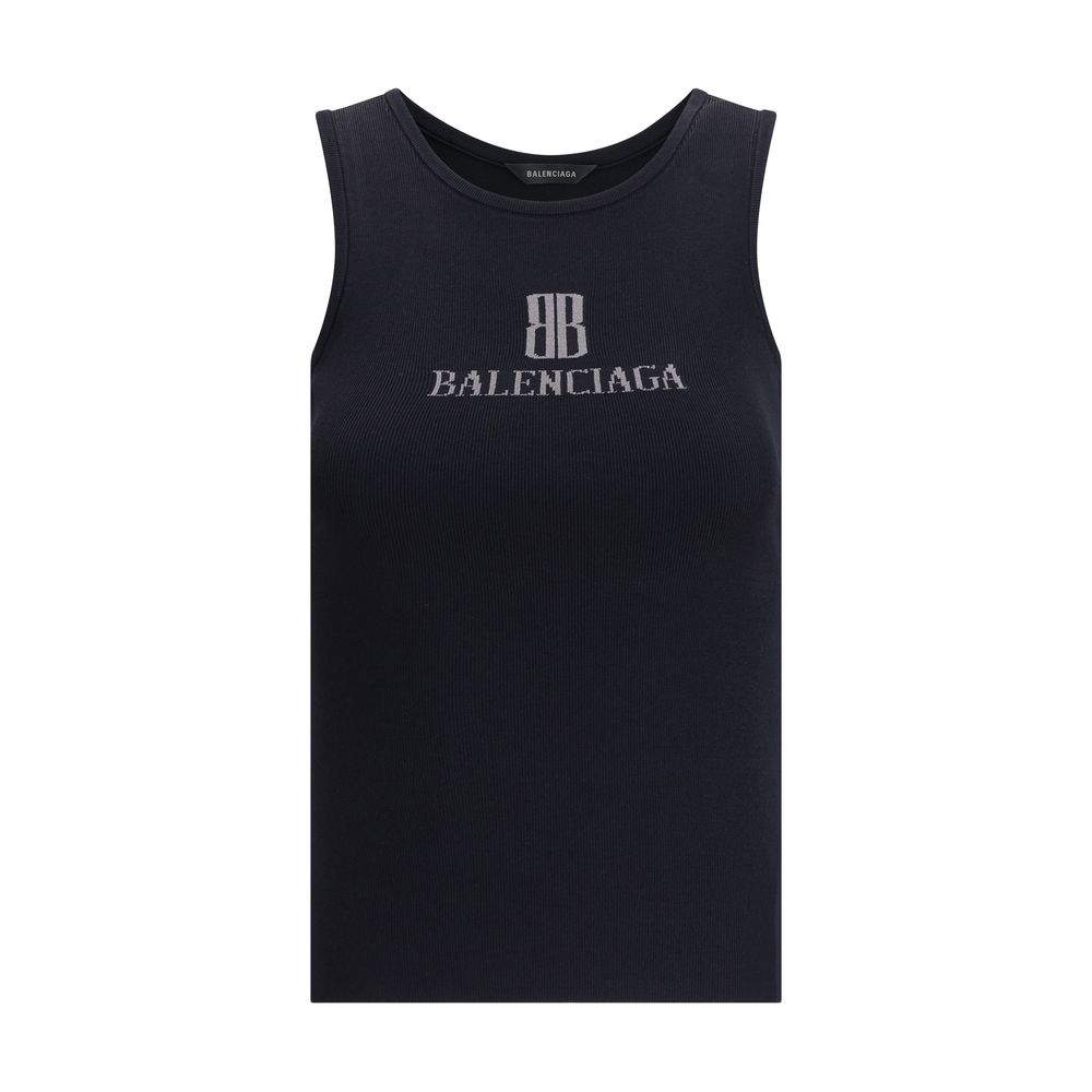 Balenciaga Schwarzes Viskose-Top