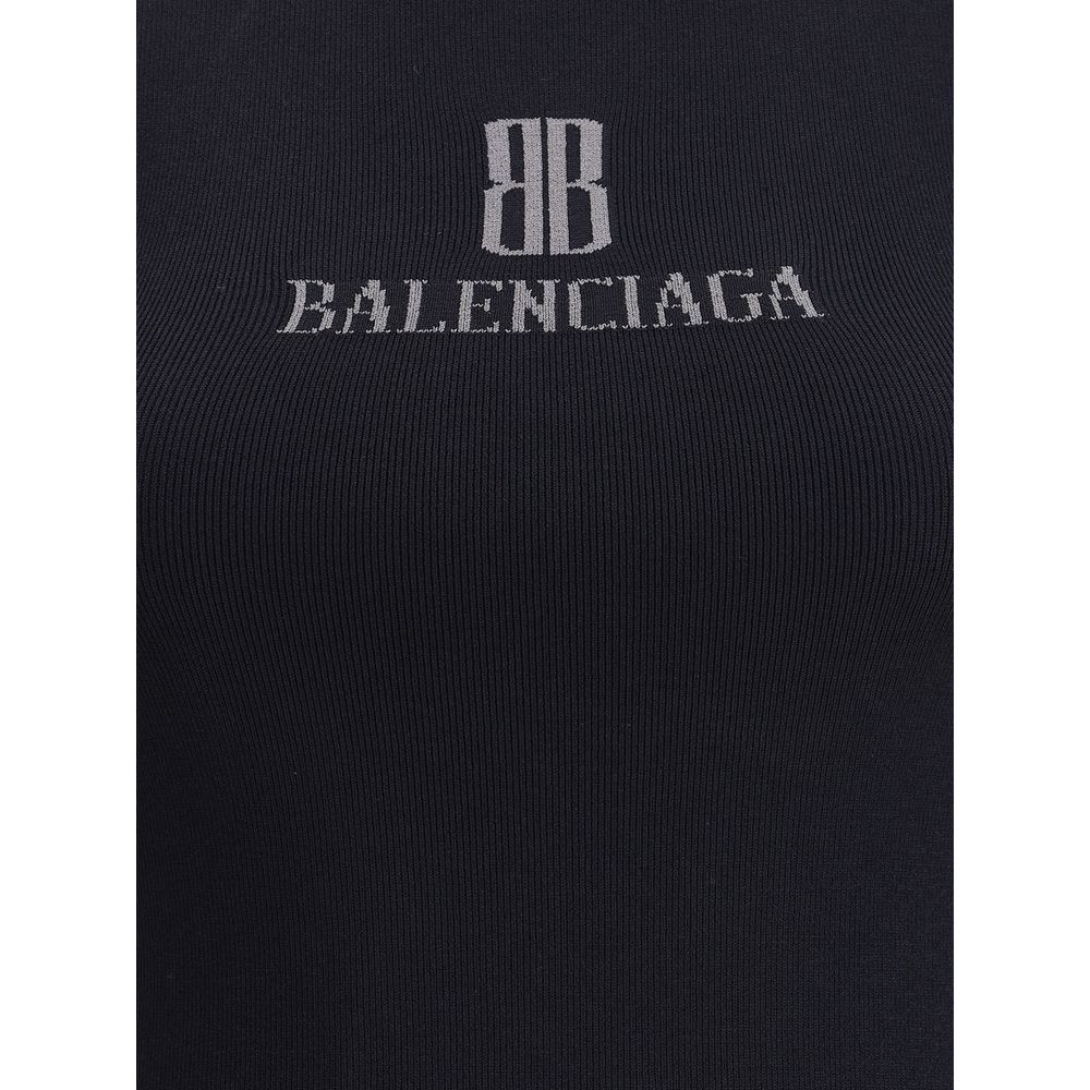 Balenciaga Schwarzes Viskose-Top