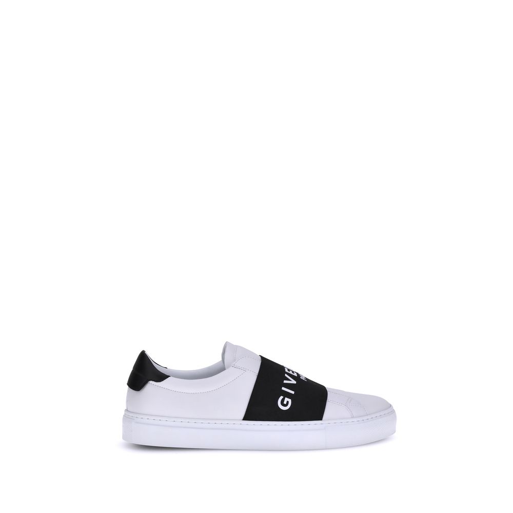 Givenchy Weiße Kalbshaut Bos Taurus Sneakers mit niedrigem Schaft