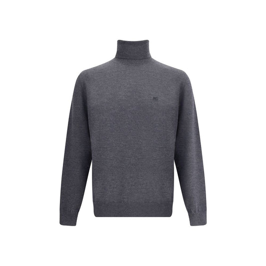 Etro Eleganter Rollkragenpullover aus Grauer Wolle