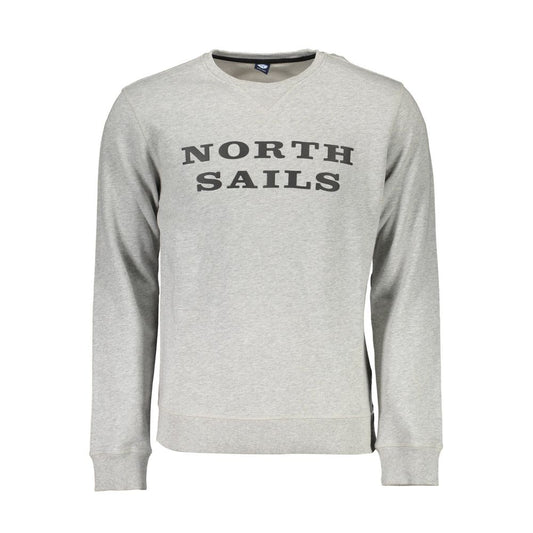 North Sails Grauer Bio-Baumwollpullover für Männer