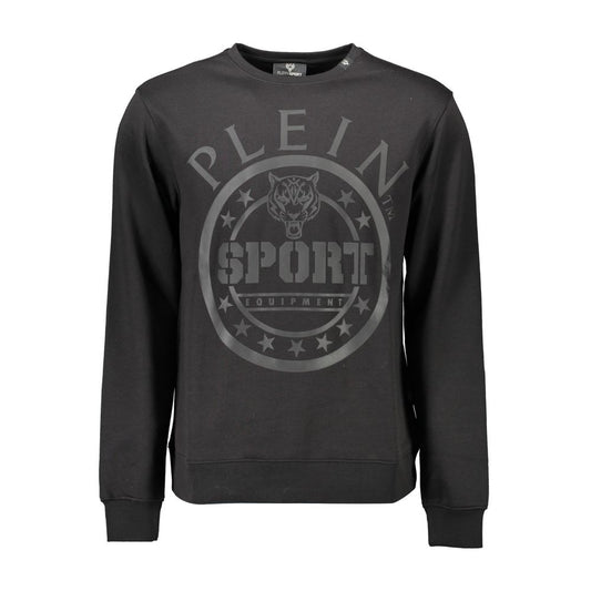 Plein Sport Schwarzer Baumwollpullover für Männer