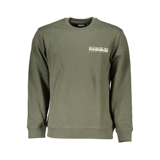 Napapijri Grünes Baumwoll-Sweatshirt
