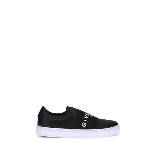 Givenchy Schwarze Low-Top-Sneaker aus Kalbsleder Bos Taurus