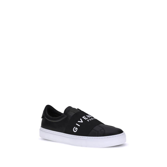 Givenchy Schwarze Low-Top-Sneaker aus Kalbsleder Bos Taurus