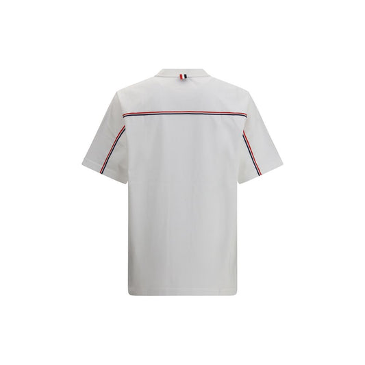 Thom Browne Weißes Baumwoll-T-Shirt