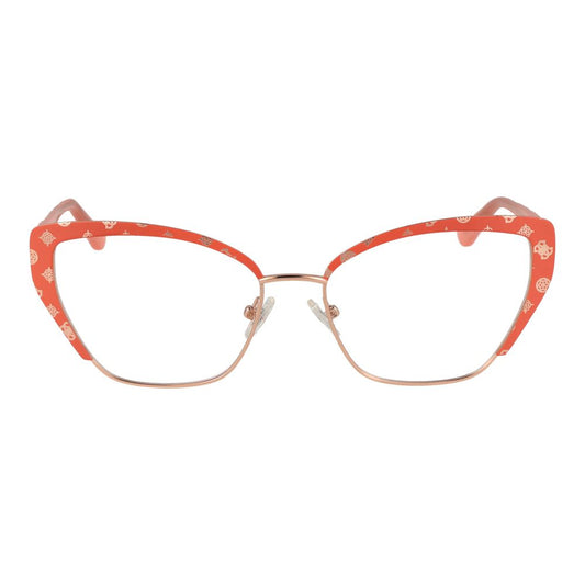 Guess Orangefarbene Metallbrille (Gestelle)