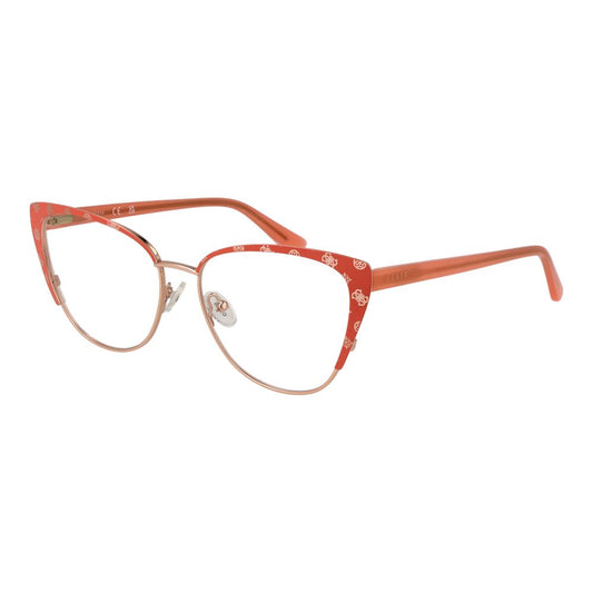 Guess Orangefarbene Metallbrille (Gestelle)
