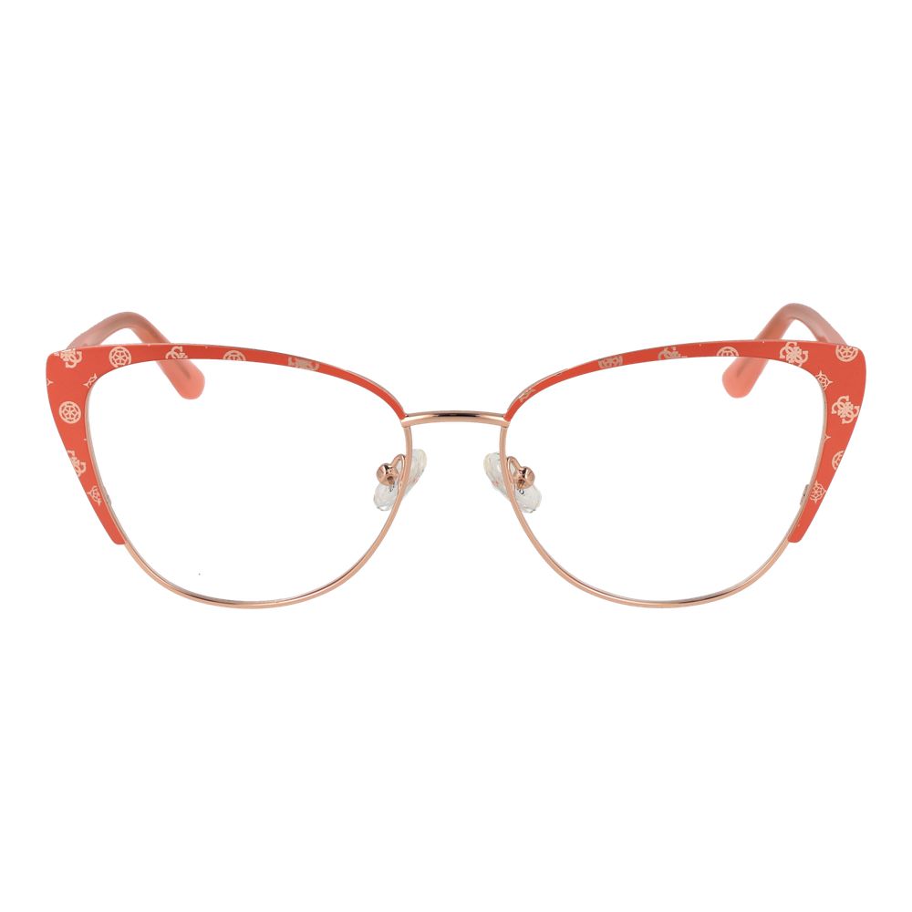 Guess Orangefarbene Metallbrille (Gestelle)