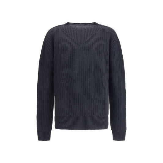 Rick Owens Schwarzer Woll-Fleece-Sweatshirt