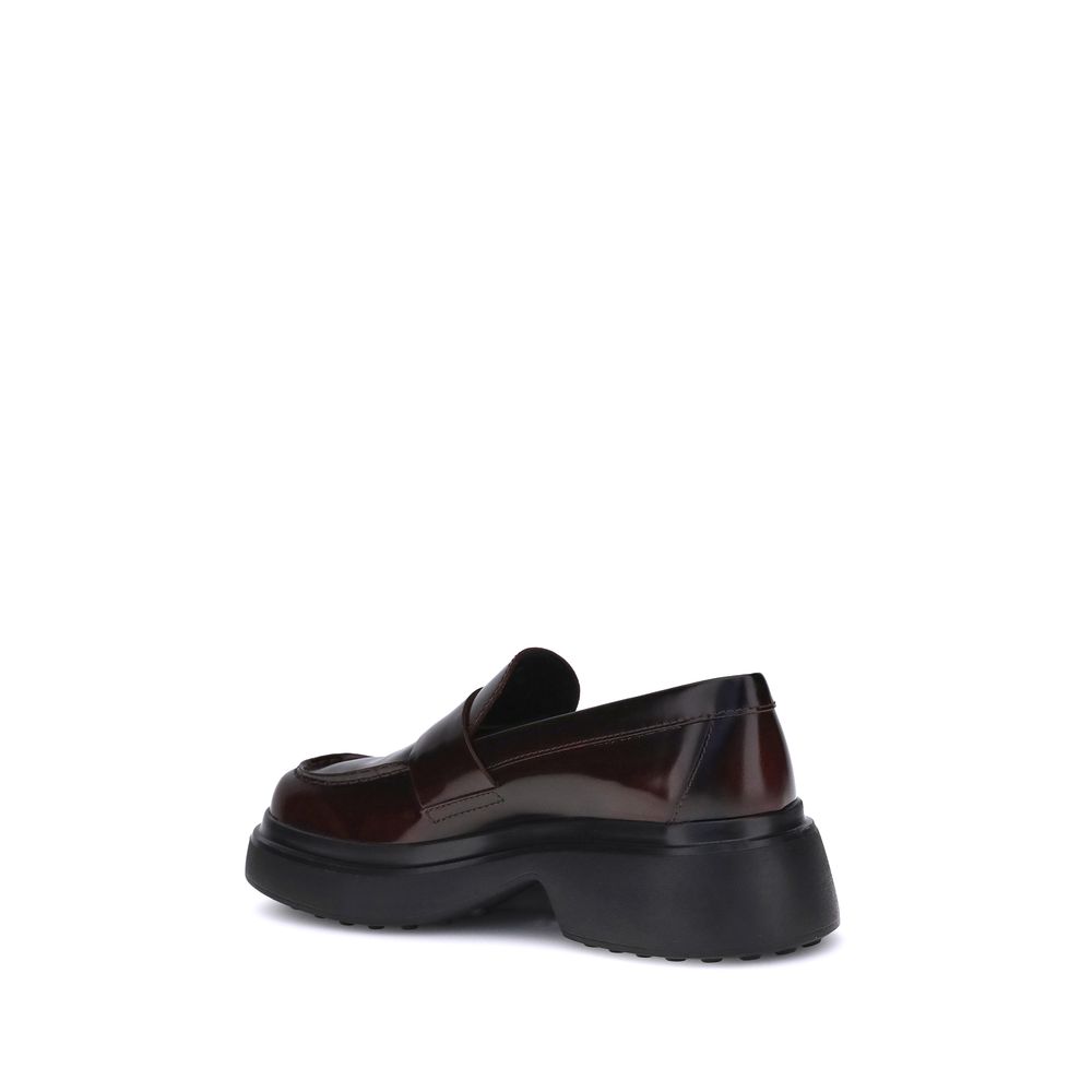 Tod's Braune Gummisohle Slipper