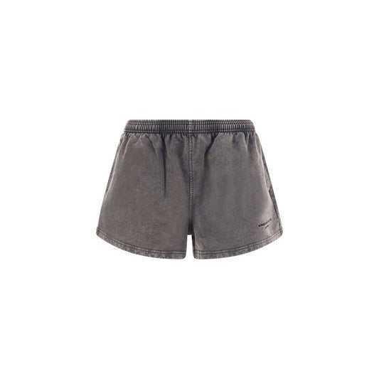 Alexander Wang Graue Baumwoll-Bermuda-Shorts