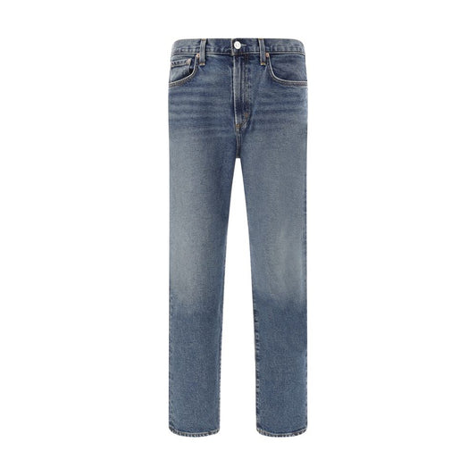 Agolde Schmale Jeans aus Baumwolle in Blau